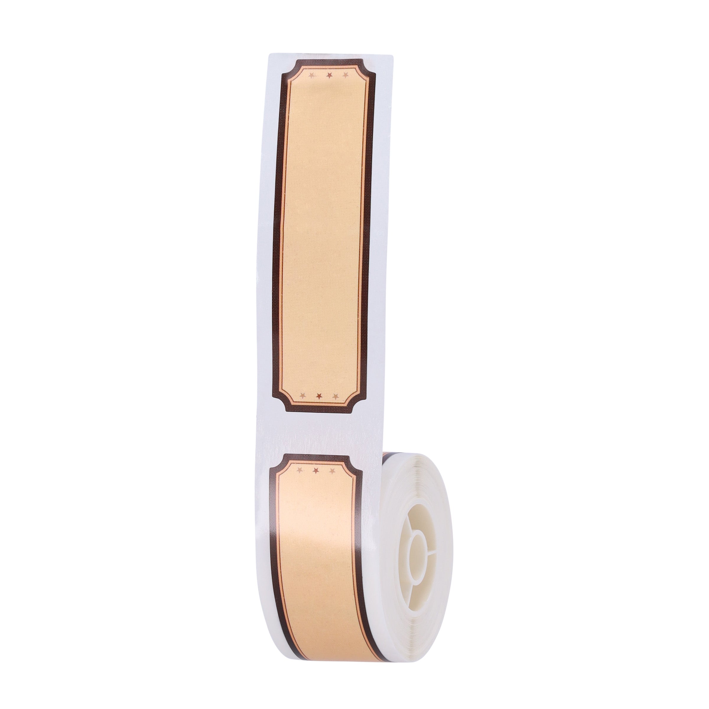 NB323 - NIIMBOT - D101 ONLY - R20X75MM - 90 LABELS PER ROLL - BROWN WOOD DESIGN