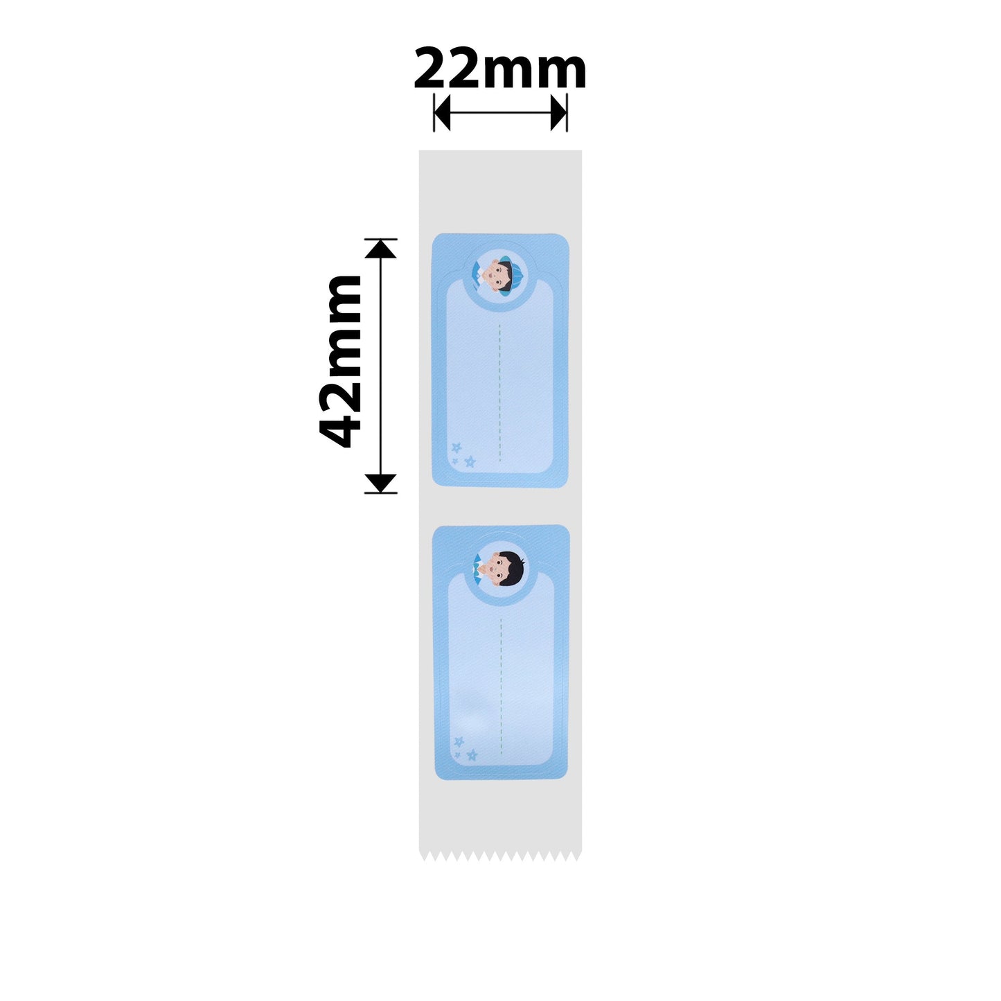NB326 - NIIMBOT - D101 ONLY - R22X42MM - 150 LABELS PER ROLL - COOL BOY - DESIGN