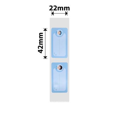NB326 - NIIMBOT - D101 ONLY - R22X42MM - 150 LABELS PER ROLL - COOL BOY - DESIGN