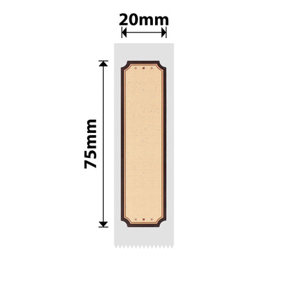 NIIMBOT - D101 ONLY - 20X75MM - 90 LABELS - WOOD LOVE