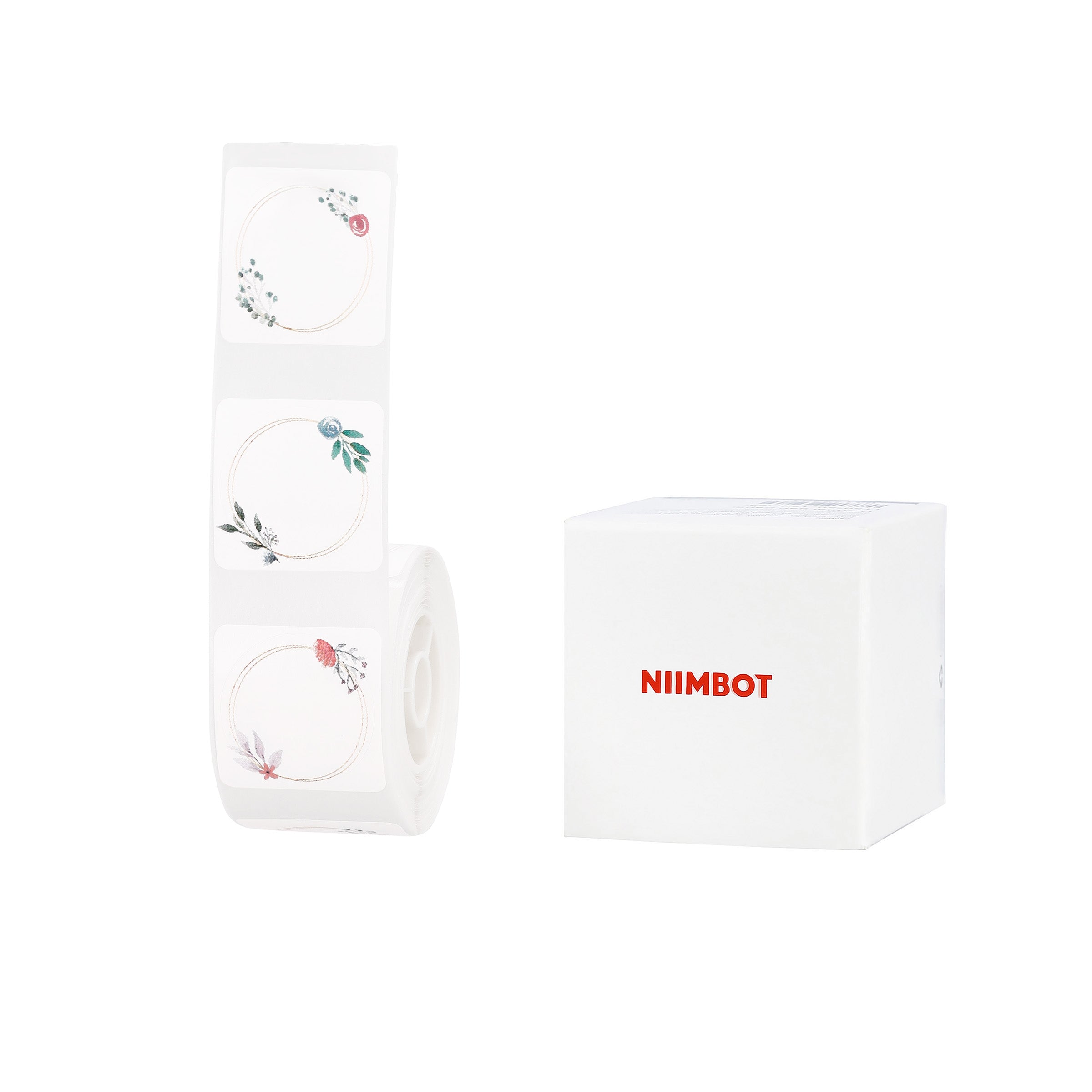 NB334 - Niimbot - D101 Only - 25x25mm - 230 Flower Park Round Labels