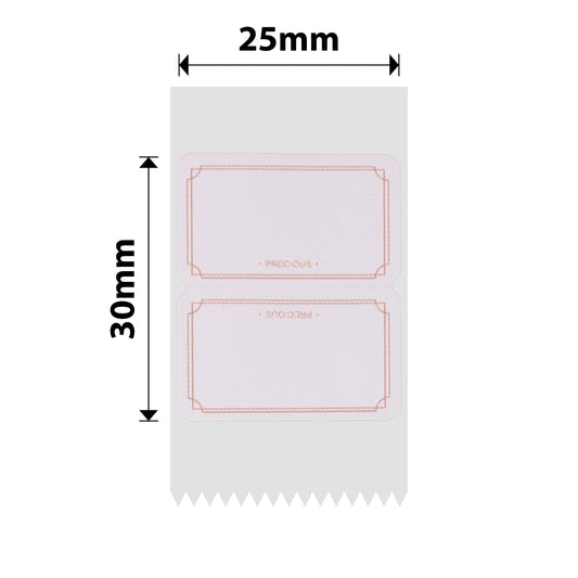 NB337 - NIIMBOT - D101 ONLY - R25X30MM - 210 LABELS PER ROLL - ELEGANT DESIGN