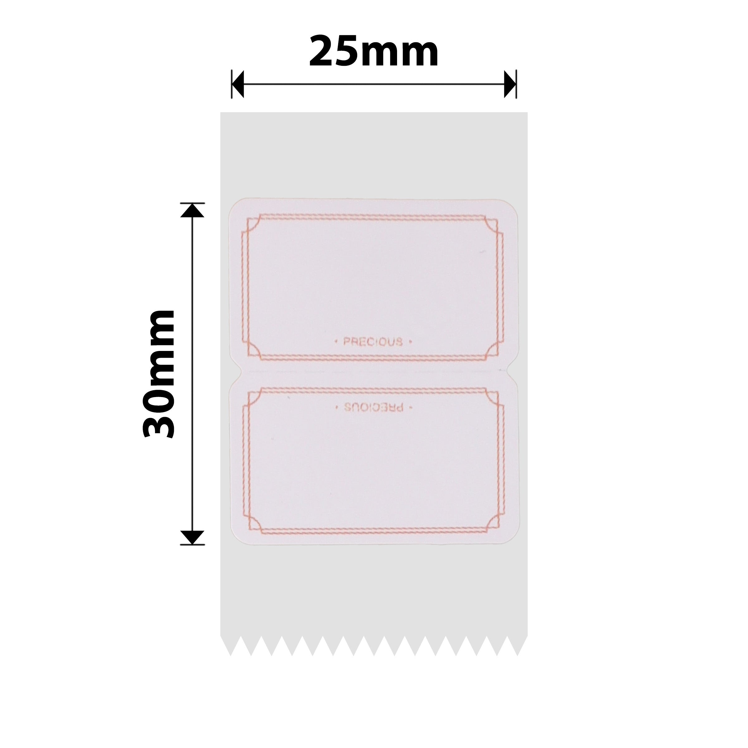 NB337 - NIIMBOT - D101 ONLY - R25X30MM - 210 LABELS PER ROLL - ELEGANT DESIGN