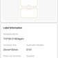 NB337 - NIIMBOT - D101 ONLY - R25X30MM - 210 LABELS PER ROLL - ELEGANT DESIGN
