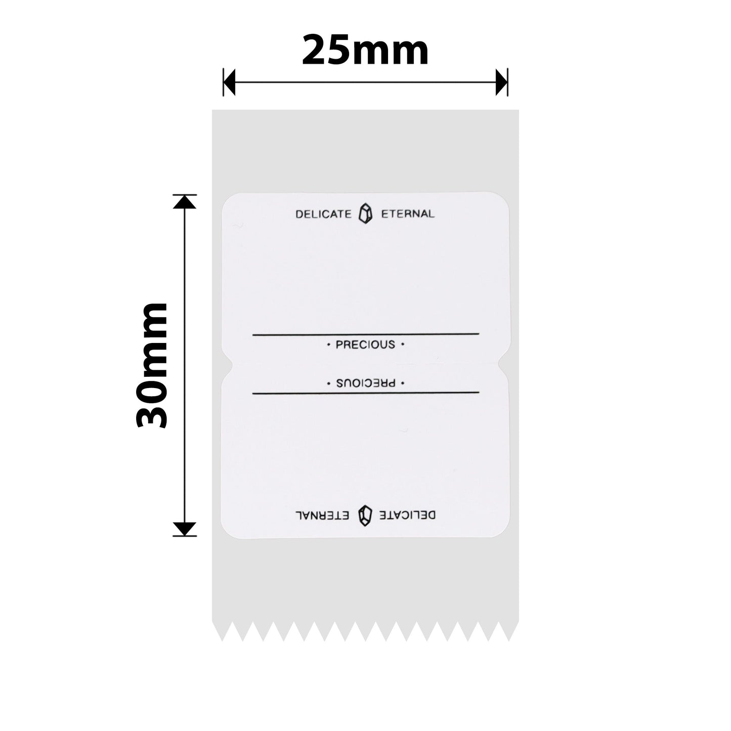 NB339 - NIIMBOT - D101 ONLY - R25X30MM - 210 LABELS PER ROLL- FOREVER DESIGN