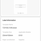 NB339 - NIIMBOT - D101 ONLY - R25X30MM - 210 LABELS PER ROLL- FOREVER DESIGN