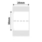 NB340 - NIIMBOT - D101 ONLY - R25X30MM - 210 LABELS PER ROLL - WITH HOLE DESIGN