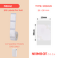 NB342 - NIIMBOT - D101 ONLY - R25X30MM - 210 LABELS PER ROLL - PANDORA MARK DESIGN