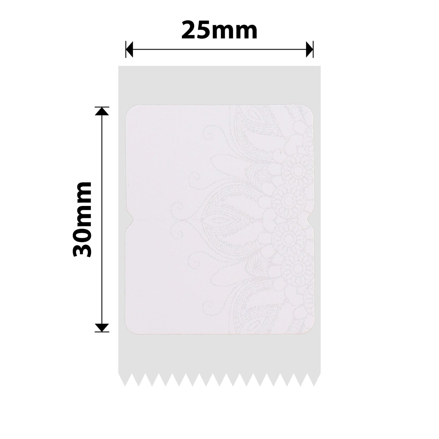 NB343 - NIIMBOT - D101 ONLY - R25X30MM - 210 LABELS PER ROLL - SNOW COLOUR DESIGN