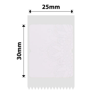 NB343 - Niimbot - D101 Only - 25x30mm - 210 Snow Colour Labels