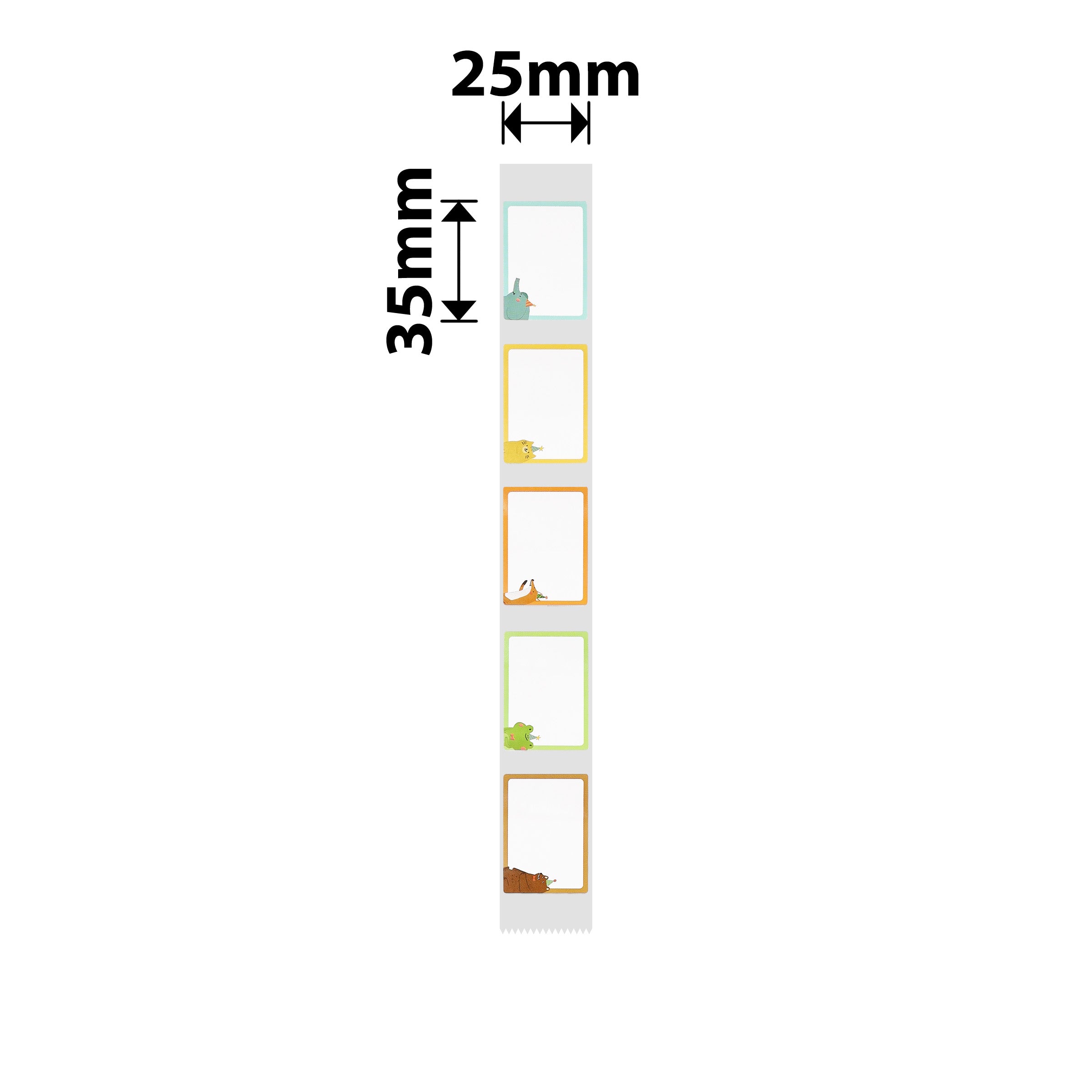 NIIMBOT - D101 ONLY - 25X35MM - 180 LABELS - HAPPYFOREST