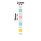 NB351 - NIIMBOT - D101 ONLY - T36X25MM - 260 LABELS PER ROLL - SQUARE INDEX DESIGN