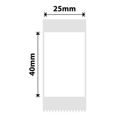 NIIMBOT - D101 Only - 25x40mm - White - 155 Labels