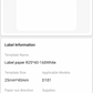 NB358 - NIIMBOT - D101 ONLY - R25X40MM - 160 LABELS PER ROLL - WHITE