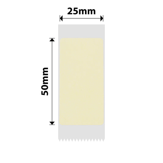 NB367 - NIIMBOT - D101 ONLY - R25X50MM - 130 LABELS PER ROLL - LEMON YELLOW COLOUR