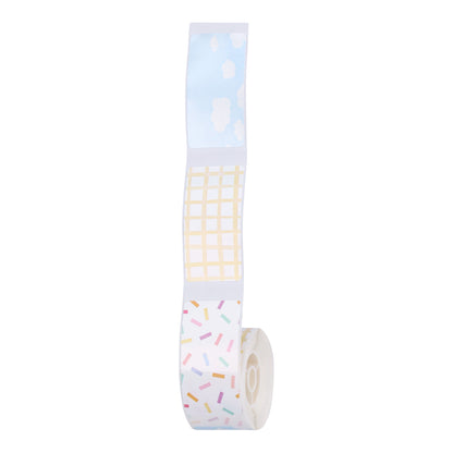NB368 - Niimbot - D101 Only - 25x50mm - 125 Mixed Pattern Labels