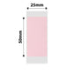 NB370 - NIIMBOT - D101 ONLY - R25X50MM - 130 LABELS PER ROLL - PINK