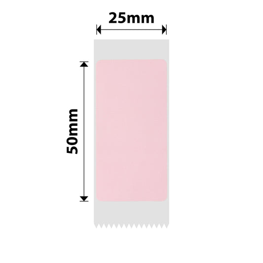 NB370 - NIIMBOT - D101 ONLY - R25X50MM - 130 LABELS PER ROLL - PINK
