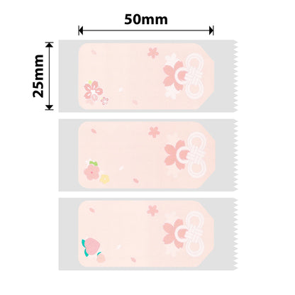 NB371 - Niimbot - D101 Only - 25x50mm - 125 Sakura Flower Knot Labels