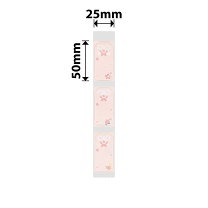 NIIMBOT - D101 ONLY - 25X50MM - 125 LABELS - SAKURAKNOT