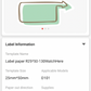 NB373 - NIIMBOT - D101 ONLY - R25X50MM - 130 LABELS PER ROLL - WATCH HERE DESIGN