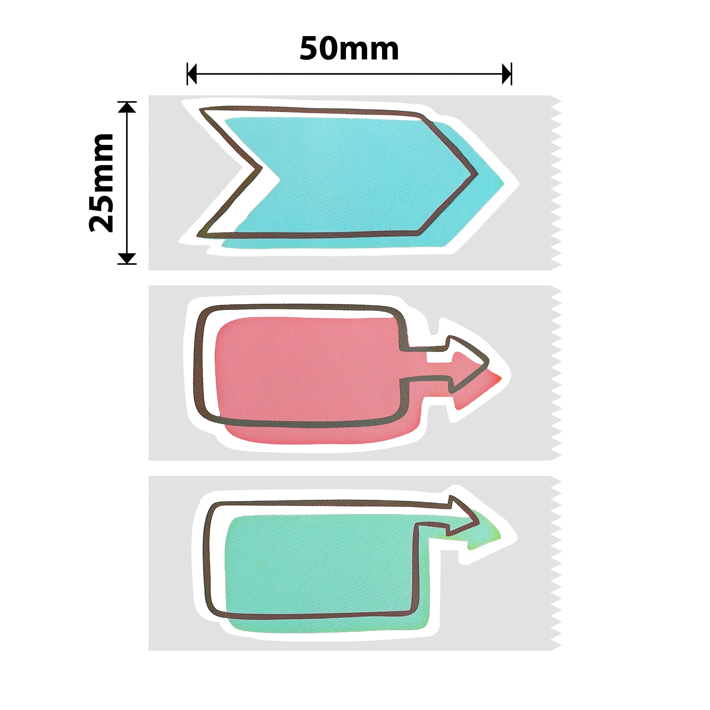 NB373 - Niimbot - D101 Only - 25x50mm - 125 Watch Here Labels