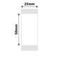 NB374 - NIIMBOT - D101 ONLY - R25X50MM - 130 LABELS PER ROLL - WHITE