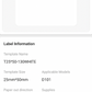 NB374 - NIIMBOT - D101 ONLY - R25X50MM - 130 LABELS PER ROLL - WHITE