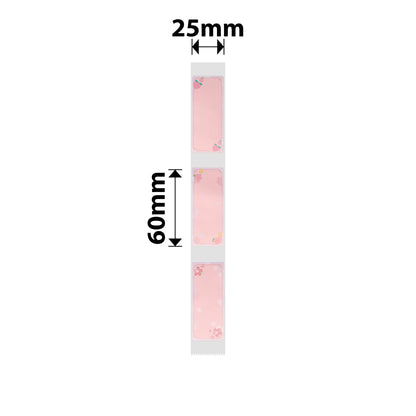 NB375 - NIIMBOT - D11 / D101 / D110 / H1S - R25X60MM -110 LABELS PER ROLL - SAKURA ERYA