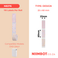 NB376 - NIIMBOT - D101 ONLY - R25X60MM - 110 LABELS PER ROLL - FLASH DAY DESIGN