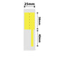 NB381 - NIIMBOT - D101 ONLY - R25X78MM - 90 LABELS PER ROLL - CABLE - YELLOW
