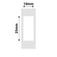 NB383 - NIIMBOT - B18 / N1 - EW10X25mm - 220 LABELS PER ROLL - WHITE