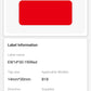NB389 - NIIMBOT - B18 / N1 - EW14X30mm - 190 LABELS PER ROLL - RED