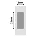 NB395 - NIIMBOT - B18 / N1 - ES 9X22mm - 250 LABELS PER ROLL - SILVER