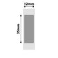NB397 - NIIMBOT - B18 / N1 - ES 12X35mm -170 LABELS PER ROLL - SILVER