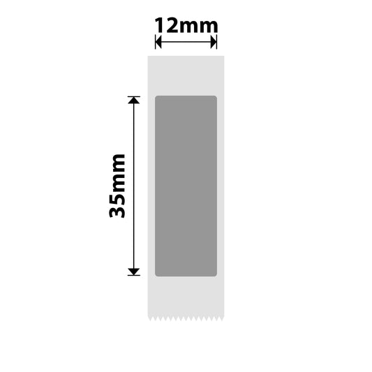 NB397 - NIIMBOT - B18 / N1 - ES 12X35mm -170 LABELS PER ROLL - SILVER