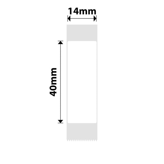 NB398 - NIIMBOT - B18 / N1 - EW14X40mm - 150 LABELS PER ROLL - WHITE
