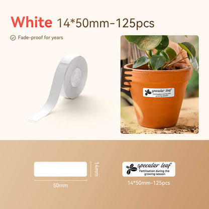 NB399 - NIIMBOT - B18 / N1 - 14X50MM - 125 LABELS PER ROLL - WHITE DESIGN