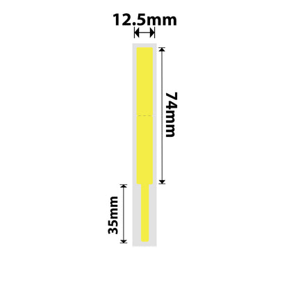 NB403 - Niimbot - N1 - 12.5x109mm - 60 Yellow Cable Labels