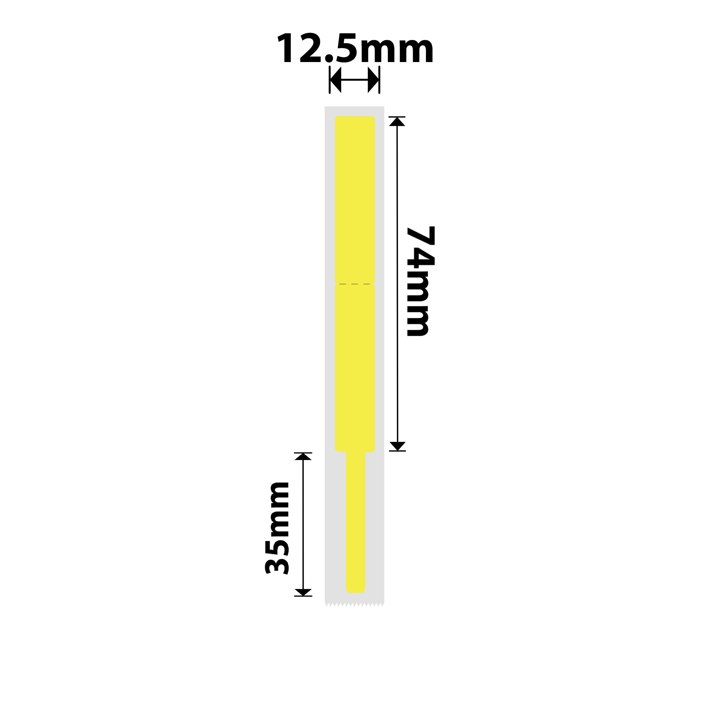 NB403 - NIIMBOT - B18 / N1 - EW12.5X109mm - 60 LABELS PER ROLL - YELLOW - CABLE