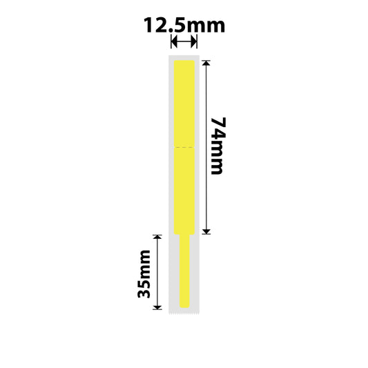 NB403 - NIIMBOT - B18 / N1 - EW12.5X109mm - 60 LABELS PER ROLL - YELLOW - CABLE