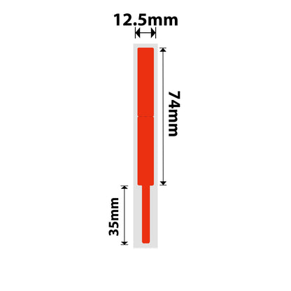 NB404 - NIIMBOT - B18 / N1 - EW12.5X109mm - 60 LABELS PER ROLL - RED - CABLE