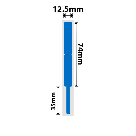 NB405 - NIIMBOT - B18 / N1 - EW12.5X109mm - 60 LABELS PER ROLL - BLUE - CABLE