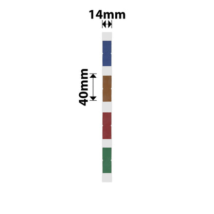NB408 - NIIMBOT - B18 / N1 - EW14X40mm - 150 LABELS PER ROLL - INDEX VINTAGE DESIGN