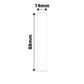 NB411 - NIIMBOT - B18 / N1 - EL14X88mm - 75 LABELS PER ROLL - WHITE