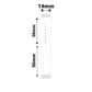 NB412 - NIIMBOT - B18 / N1 - EL14X88mm - 75 LABELS PER ROLL - WHITE JEWELLERY DESIGN