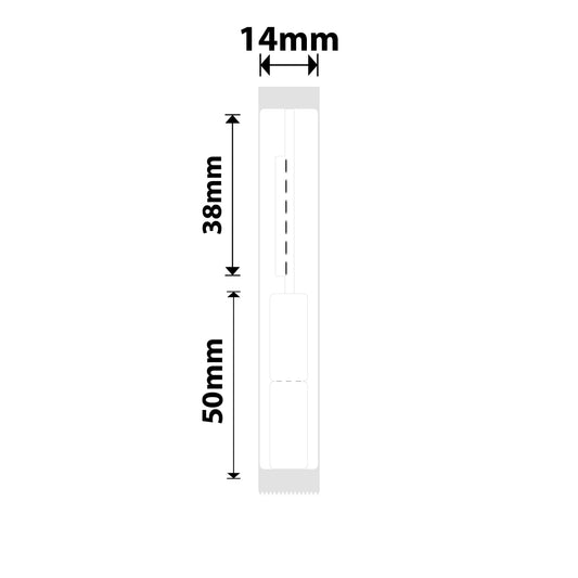 NB412 - NIIMBOT - B18 / N1 - EL14X88mm - 75 LABELS PER ROLL - WHITE JEWELLERY DESIGN