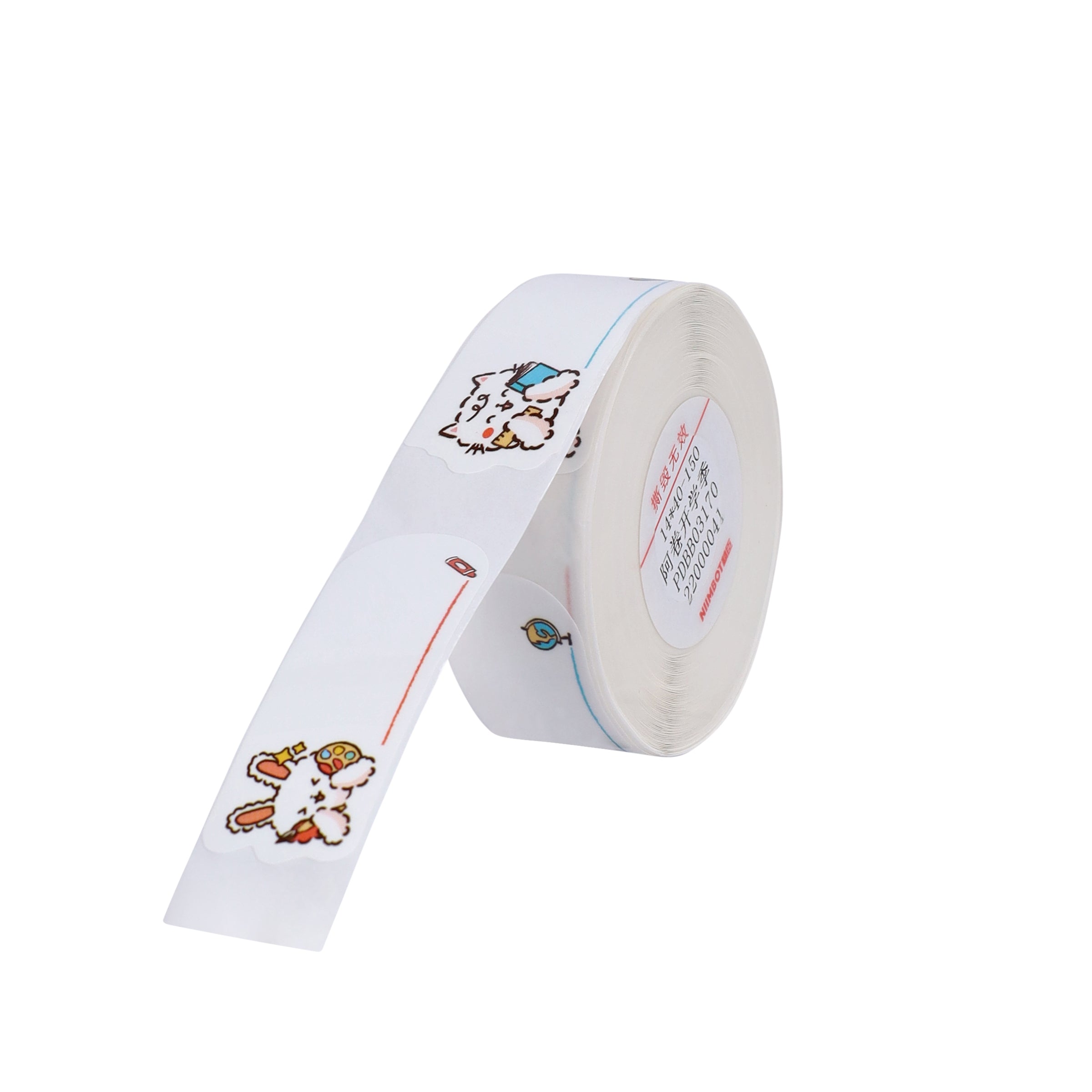 NB417 - NIIMBOT - B18 / N1 - EW14X40mm - 150 LABELS PER ROLL- STUDYING DESIGN