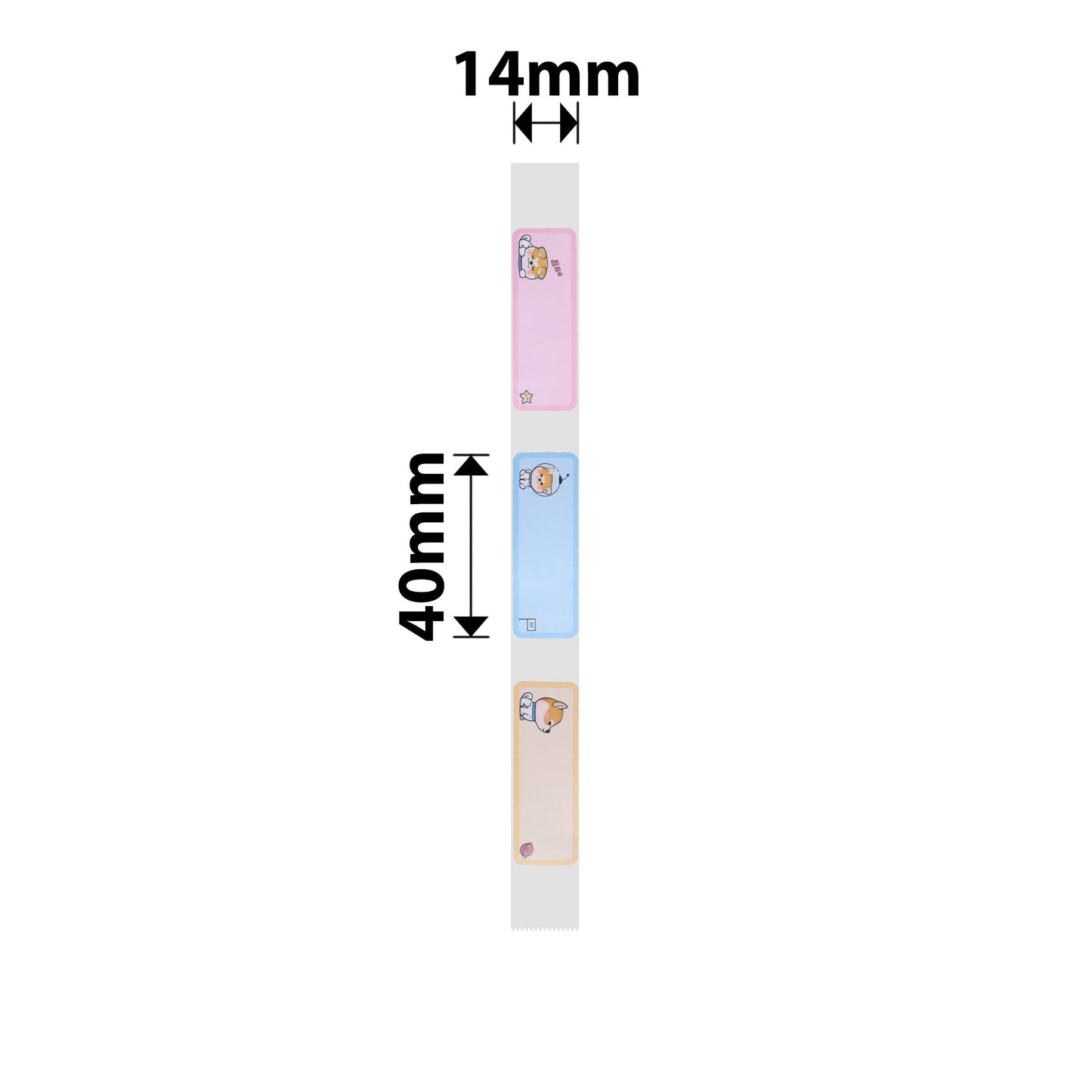 NB418 - NIIMBOT - B18 / N1 - EW14X40mm - 150 LABELS PER ROLL- DREAMER DESIGN