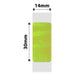 NB427 - NIIMBOT - B18 / N1 - EL14X30mm - 190 LABELS PER ROLL - HOLOGRAM - GOLDEN